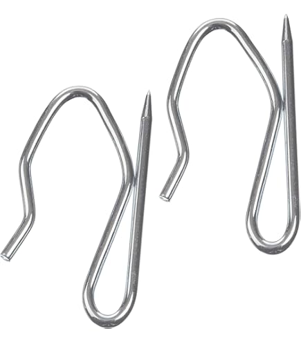 Ganci Per Tende In Metallo - 50 Pezzi, Nero, Per Doccia E Finestre, Facili Da Installare - Foto 4