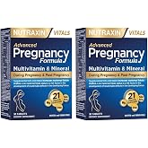 Nutraxin Pregnancy Formula | Hamilelik ve Emzirme D&ouml;nemine &Ouml;zel Multivitamin | 21 Vitamin ve Mineral | 30 Tablet | vegetarian