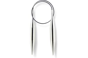 PRYM Ferri da maglia circolari Ottone 40 cm 12.00 mm Argento col