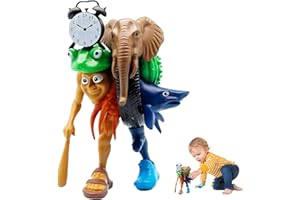 BAISHUWU Brainrot Figures, Brainrot Figuren Set, brainrot Figuren Dekoration, 3D Tralalero Figure, 3D Gedrucktes brainrot figu-Ren Set, Tung Tung Tung Sahur, für Schreibtisch Dekoration Geeignet