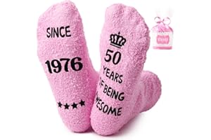 Belillpipi 50th 60th 30th 40th 70th 80th 18th Birthday Gifts for Women Men Birthday Socks for Girls Boys Ideas Gift Funny Socks for Women Men