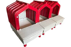 FOXCUP Nido in Plastica a 3 Posti per Galline Ovaiole