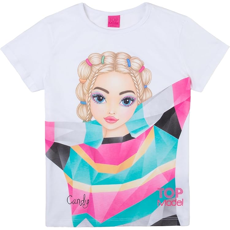 Neu Top Model T-Shirt für Mädchen 13150377 für Mädchen türkis Mode, Schuhe & Acc