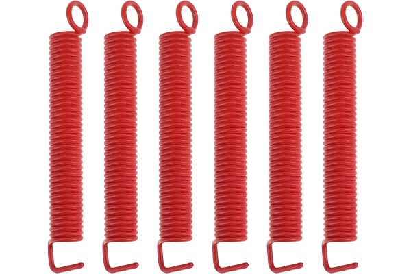 VGOL 6-pack gitarr Tremolo fjädrar röd kompatibel med Strat kompatibel med Floyd