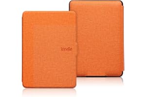 EKH E-Book Protective Cover, Case for Kindle Paperwhite 4 10. Gen 2018 r., Premium Fabric Smart Cover with Auto Sleep/Wake, Orange