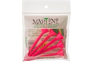 PROACTIVE Pro Active Martini Golf 3–1/10,2 cm langlebigem Kunststoff Tees 5er Pack, Unisex, Rose