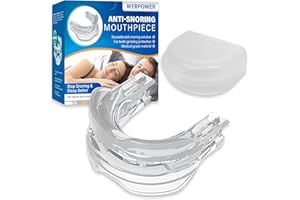 WERPOWER Snoring-Aids-for-Men/Women-Anti-Snore-Devices-Mouthpiece, New Shapeable Anti Snoring Devices Effect-Safe-Comfortable for All Mouth