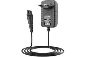 YAODHAOD 12 V 0,4 A ładowarka do golarki Remington, kompatybilna z F5-5800 F5800 F5790 F4790 R5150 R6130 R-6150 MS2-390 MS3-2700 MS680 R9100, golarka elektryczna