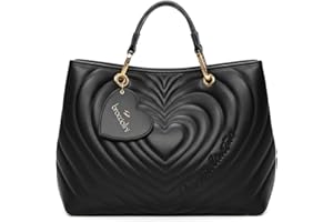 Braccialini Beth Matelassé Borsa a mano di grandi dimensioni in colore beige, con doppi manici e tracolla removibile e regolabile per una doppia portabilità. Presenta una lavorazione trapuntata a