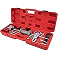Excefore Slide Hammer Puller Set, 9 Way Slide Hammer Puller Set, Large Slide Hammer, Hub Hammer, Wheel Hub Puller Tool, Bearing Slide Hammer Puller Set, Internal and External Puller