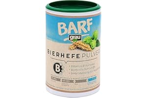 GRAU L’original Levure De Bière 100 % Naturelle, Pour Un Pelage Brillant Et Une Peau Robuste, Riche En Minéraux Et Oligoéléments, Lot De 1 (1 x 150 g), Complément Alimentaire Pour Chiens Et Chats