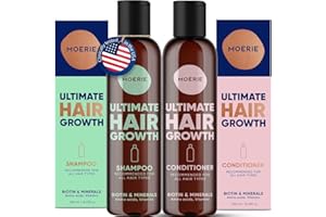 M MOÉRIE Moerie Mineral Shampoo & Hair Conditioner Set – For Longer, Thicker, Fuller Hair - Vegan Hair Products – Paraben Free Hair Products – All Hair Types – Reverse Hair Loss - 2 x 250ml