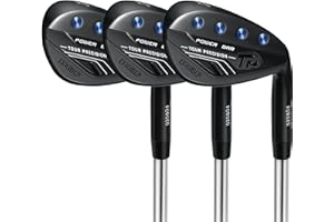 PGF Gold TP Full Face Milled Forged High-Toe Golf Sand Wedge Set for Men