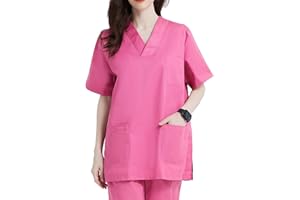 Misemiya - VÊTEMENTS DE Travail Unisex COL PIC Manches Courtes Médicaux Unisexe - Ref.817