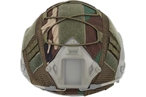 GYDEHUTJ DETECH Tactical Multicam - Telo protettivo per casco FAST (casco non incluso).