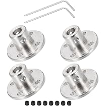 Coupleur D'Arbre Moteur M4 - 2Pcs, ID 12mm, Longueur 18mm - Raccord Rigide