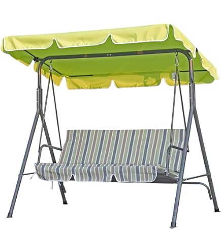 GARDEN PLACE Reservedak Schommelbank Elin polyesther grijs 235,5 x 107 cm x 15 cm kopen