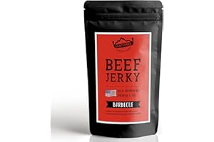 ‎CRAFTSMAN FINEST FOODS Craftsman Beef Jerky BARBECUE 250 g | Trockenfleisch aus Deutschland - Bayern | American Jerky Beef Set | 100% Rindfleisch | BBQ | Premium Meat Snack MADE IN GERMANY