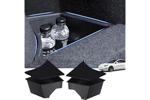 Arcoche Organizer per Baule Posteriore per Tesla Model 3 2025 2024 Highland, Contenitori Portaoggetti Laterali per Baule Posteriore, Borse per Bagagliaio Auto per 2024 Tesla Model 3 Highland Accessori