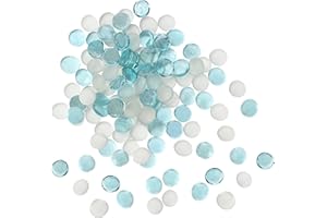 BELLE VOUS Sfera in vetro (95-105 pezzi/500 g), sfera in vetro, 20 mm, pietre preziose, decorative, per matrimoni, feste, decorazioni da tavolo, decorazione per acquario