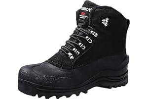 riemot Women's Men's Snow Boots, Waterproof Winter Boots for Dog Walking Hiking Trekking Fishing Riding Hunting, Mucker Yard Boots Gardening Shoes Warm Anti-Slip Ankle Boots