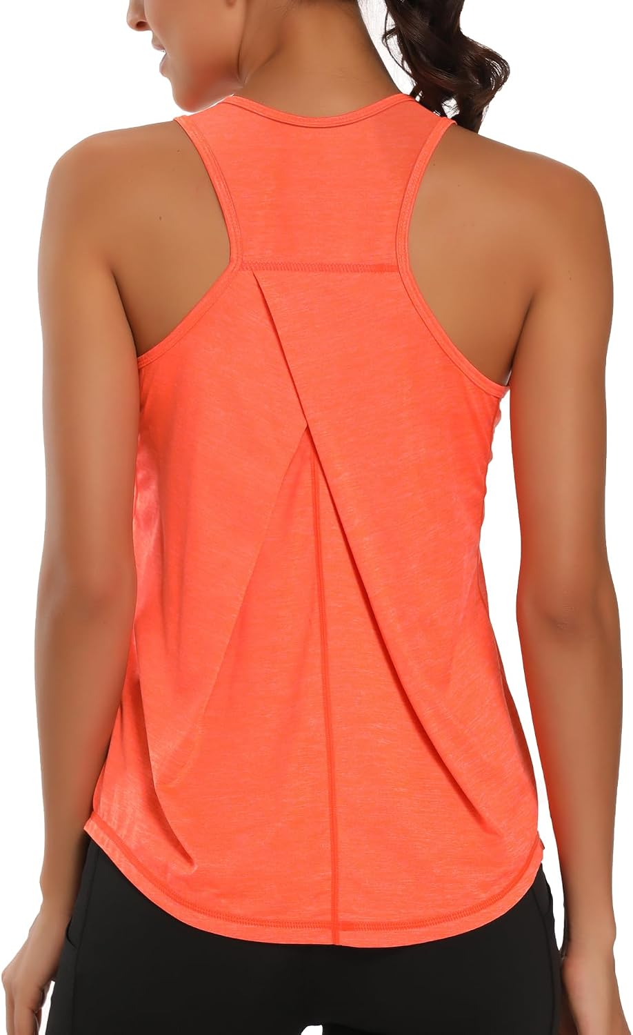 Dawnrole Gym Tops para Mujer Camisetas sin Mangas Yoga Fitness Camisetas Racerback Sports Top Mujer