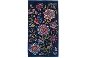 Pip Studio Viva la Vida dunkelblau Badetuch 100x180cm (1 Stück)