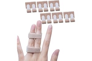 Sumifun 12 de Cinta tipo férula para dedos para el tratamiento de fracturas, Soporte de férula para dedos Cintas para articulaciones dañadas, hinchadas o dislocadas