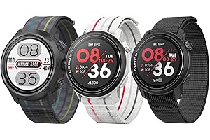 SUGARJAR Sport Nylon Bracelet Compatible avec COROS PACE 3 /APEX PRO/2 PRO/APEX 46mm pour Femmes et Hommes