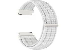 Vodtian Nylonowy pasek 20 mm, kompatybilny z Samsung Galaxy Watch 6/5/4 40 mm 44 mm / Galaxy Watch 5 Pro 45 mm / Watch 6 Classic / Watch 4 Classic / Active 2 / Garmin Vivoactive3, sportowy pasek do