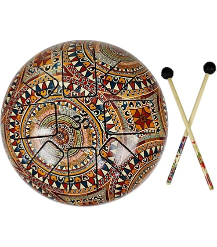GUDA DRUM Freezbee with Premium design and Soft Rope Decoration