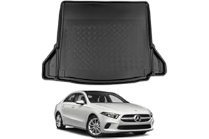 NOMAD Boot Liner for Mercedes A Class 2018+ [V177] [Saloon] Recyclable Plastic (PE) Tailored Fit Car Floor Guard Tray Black Custom Fitted Accessory Dog Friendly Waterproof with Raised Edges