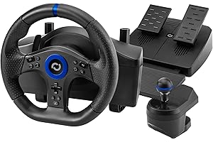 BLADE - Volante de Carreras con Pedales y Cambio de Marchas (Shifter) | Volante de Simulación para PC y PlayStation 5 (PS5)