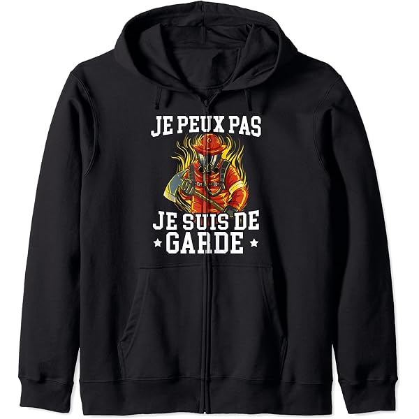 Pompier j'peux pas j'suis de garde cadeau drôle T-Shirt