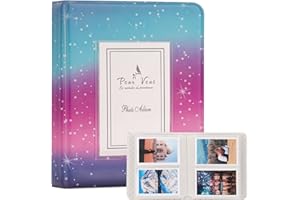 ZUIKAKU 64 juegos de álbumes para Fujifilm Instax Mini 7s 8 8+ 9 25 50s 70 90, Polaroid Snap PIC-300, HP Sprocket, Kodak Mini Film