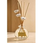 Gece Yarısı Seramik Taş &Ccedil;i&ccedil;ekli &Ccedil;ubuklu Oda Kokusu Midnight 80 ml