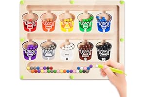 Wootoyz Giochi Bambina 3 4 5 Anni, Labirinto Magnetico Bambini Montessori 3 4 5 Anni Regalo Bambina 3-5 Anni Giochi Bambini 3-5 Anni Giocattoli Bambina 3-5 Anni Giochi Educativi 3-5 Anni