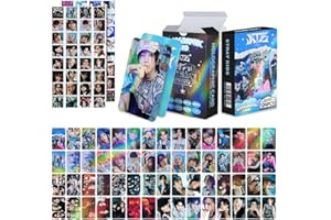 DEFGNOP Kpop Stray Kids Photocards, 64 Stück Stray Kids Lomo Karten 60 Stück SK Aufkleber, Stray Kids Merch, SKZ Neue Album Karten für Fans (ATE-B)