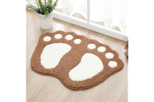 jianyana Alfombra de Baño Microfibra Suave, Alfombrilla Antideslizante para Puerta de Baño, Alfombras de Baño Ducha Lavable, Alfombra Absorbente para el hogar, Cocina