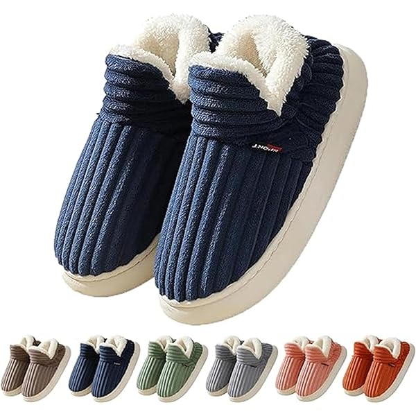 Xnova Pluche pantoffels voor dames, winter, warm, antislip, wollig, met rubberen zool, licht, comfortabel, huisschoenen voor Kerstmis, dier, eland, Rode eland, 40/41 EU
