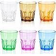 Becher Kinder LHKJ Plastikbecher Mehrweg, Kunststoff Becher Set 8 Stück, Trink Partybecher Für Küche Partys Im Freien Picknicks Grillen Camping Reisen Bunt Plastic Cups