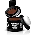 Adomour Hair Root touchup Powder | Hairline Powder for Men and Women | Instantly conceals Hair loss, bald patch and Grey Hair | Root Cover up | Sweat Resistant and Stain Proof 24 hour Formula (Dark