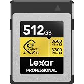 Lexar Gold Serisi Profesyonel CFexpress 4.0 Tip-B Bellek Kartı - 512GB
