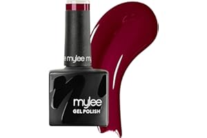Mylee Esmalte de Uñas Gel Semipermanente 8ml [Queen Of Hearts] - Manicura y Pedicura UV/LED, Uso Profesional y Doméstico, Larga Duración, Fácil de Aplicar [Red Range] Vegan & Cruelty Free