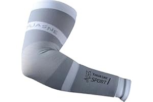Thuasne - Manchettes de Bras Performance - Manchons Sport de Compression Dégressive - Bandeau Éponge Intégré - Confort Anatomique - Idéal Sports Collectifs et de Raquette