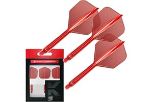 TARGET Darts K Flex Integrated Dart Flight and Stems | Pack Of 3 K-Flex, Precision Moulded 2-In-1 Dart Flights And Dart Shafts | Professional Dart Accessories