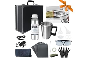 Nartov A 200ml de líquido de reparación juego de pulido de faros juego de preparación de faros herramienta de reparación de abrillantadores (Kit de reparación de 200ml.)
