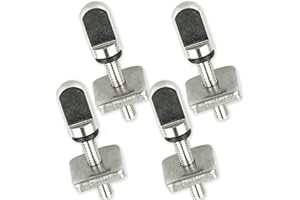 SZCXDKJ 4Pcs Tavole Da Surf Vite Pinna In Acciaio Inox Bullone Kit Pinna Piastra Accessori di Ricambio per Tavola Lunga, SUP Gonfiabile, Tavole Paddle Argento