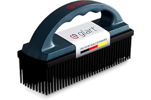 Glart 45THB Premium Hundebürste Tierhaarbürste, entfernt Tierhaare und Schmutz von allen Auto Sitzen, Polstern, Teppichen, Anthrazit/schwarz