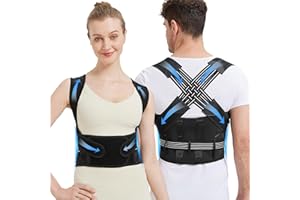 ZSZBACE Rücken Geradehalter, Verstellbare Rückenstützgürtel Haltungskorrektur, Rückengurt Herren Damen, Gerader Rückenstütze, Haltungstrainer Lindert Schmerzlinderung Rückenschmerzen(L)